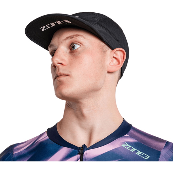 2026 ZONE3 5-Panel Running Cap RA26LWPC101 - Black